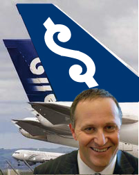 John Key Air NZ