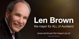 len brown mayor for all auckland