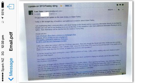 Cameron Slater Feeley email