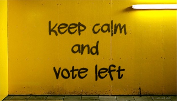 Keep calm vote left