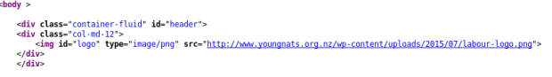 YoungNats have a labour logo