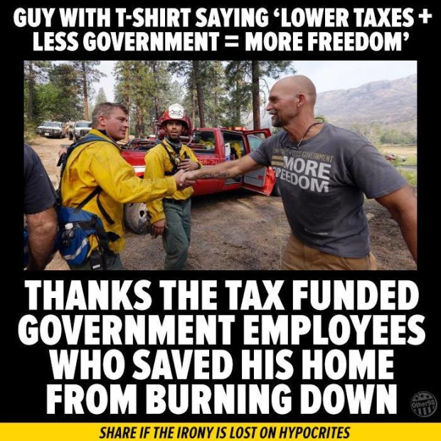 Lower taxes less government more freedom