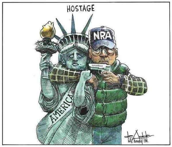 NRA gun hostage