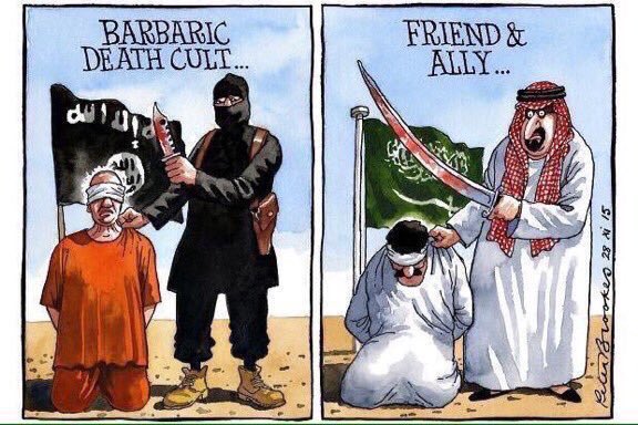 Barbaric death cult ISIS Saudi Arabia