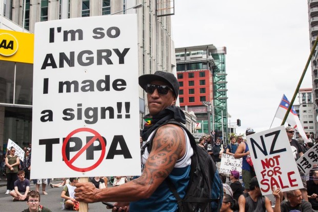 TPPA made a sign