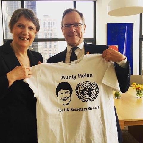Aunty Helen Clark  for UN secretary