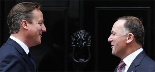John Key and David Cameron 2