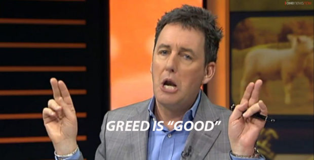 Mike Hosking greed is good2