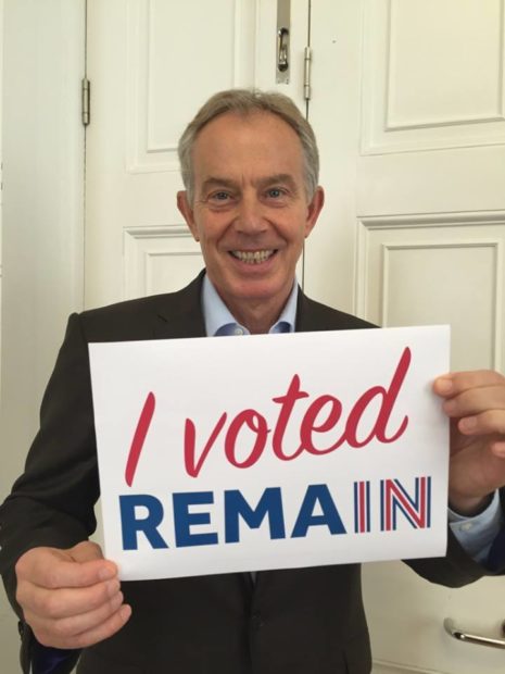 Tony Blair remain