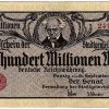 A 500-million Mark bank note from pre-war Germany