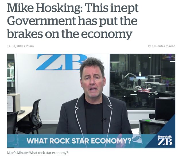 Mike Hosking rockstar economy